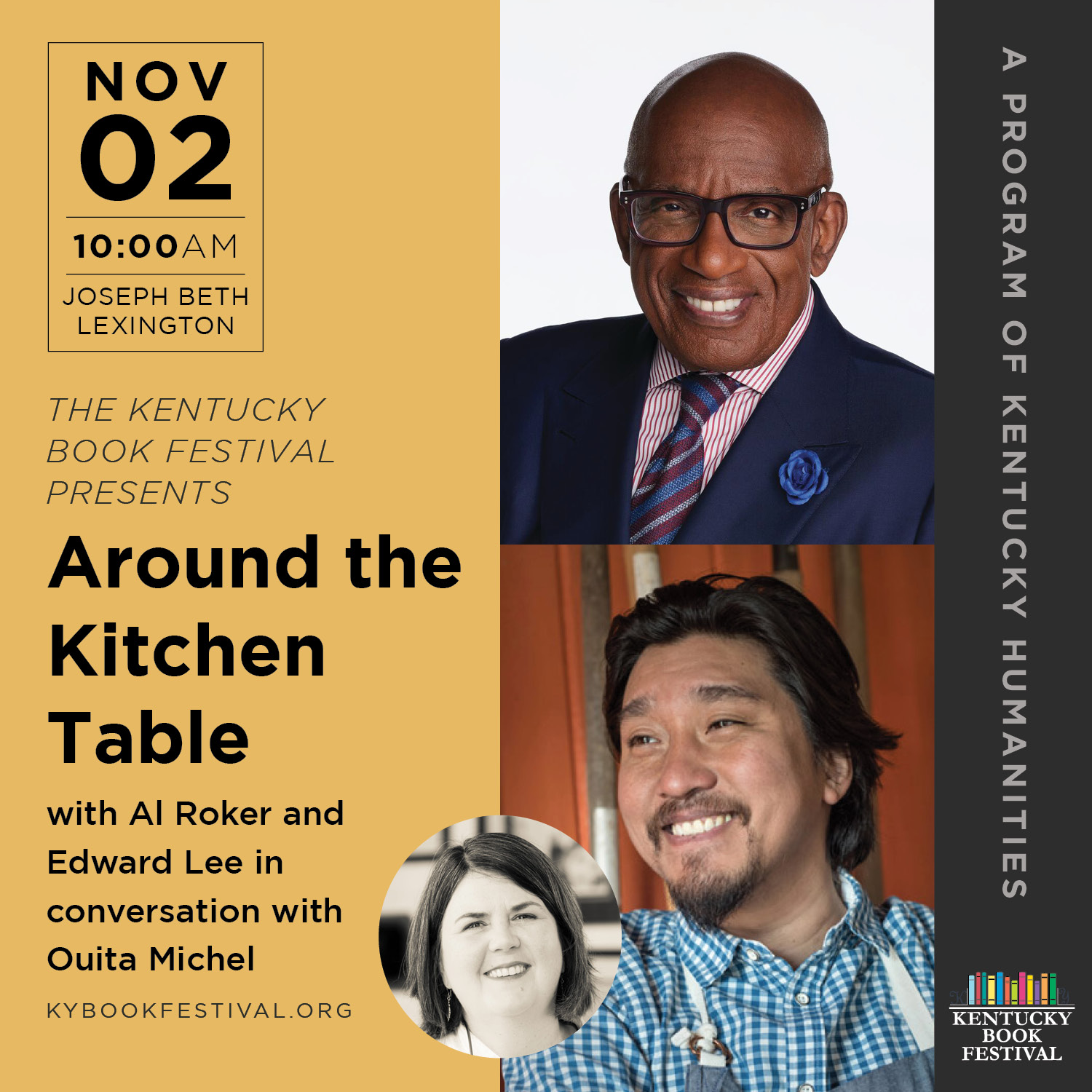 Around the Kitchen Table with Al Roker and Edward Lee in conversation with Ouita Michel