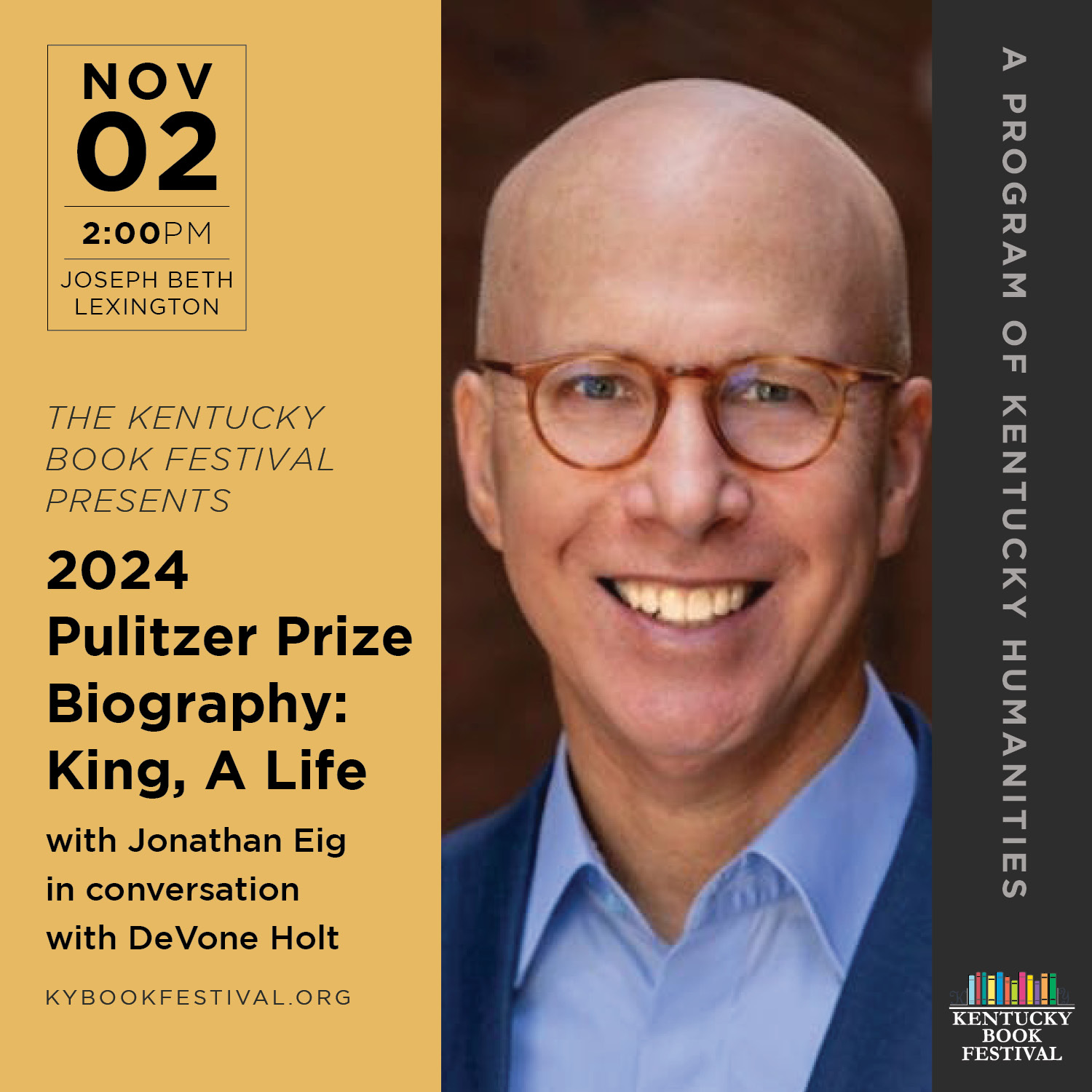 2024 Pulitzer Prize Biography: King, A Life with Jonathan Eig in conversation with DeVone Holt